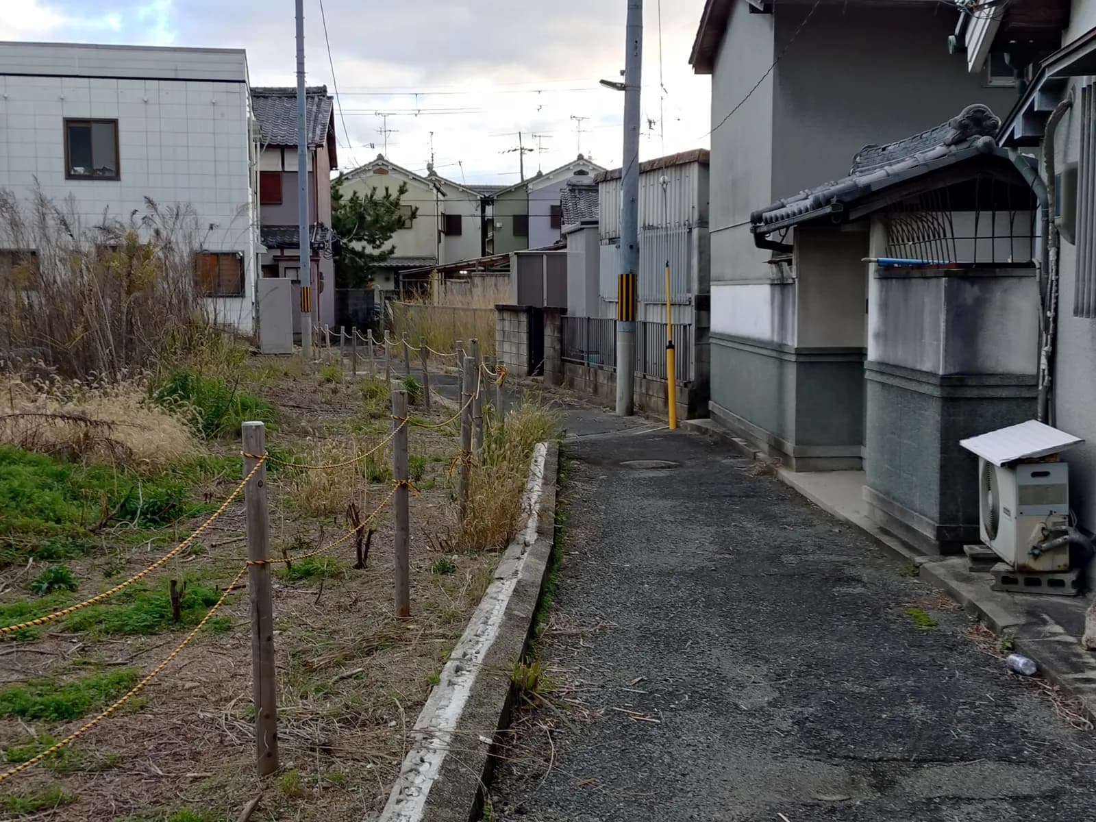 住宅街の生活通路