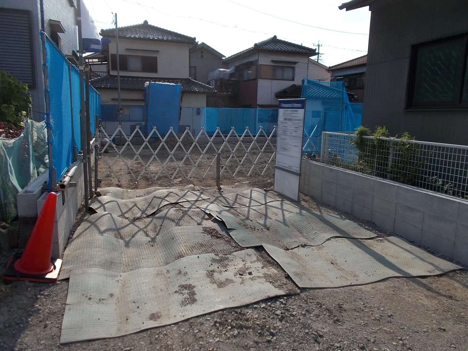 分筆した旗竿地を宅地として活用する