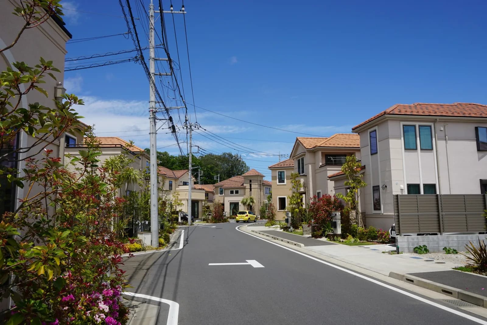 東京 稲城市の新興住宅地