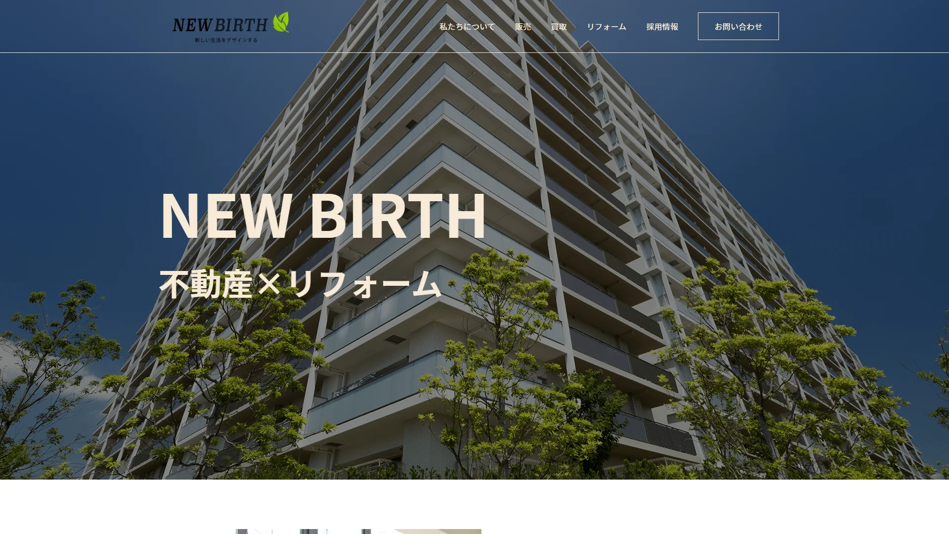 株式会社NEW BIRTHの公式サイト
