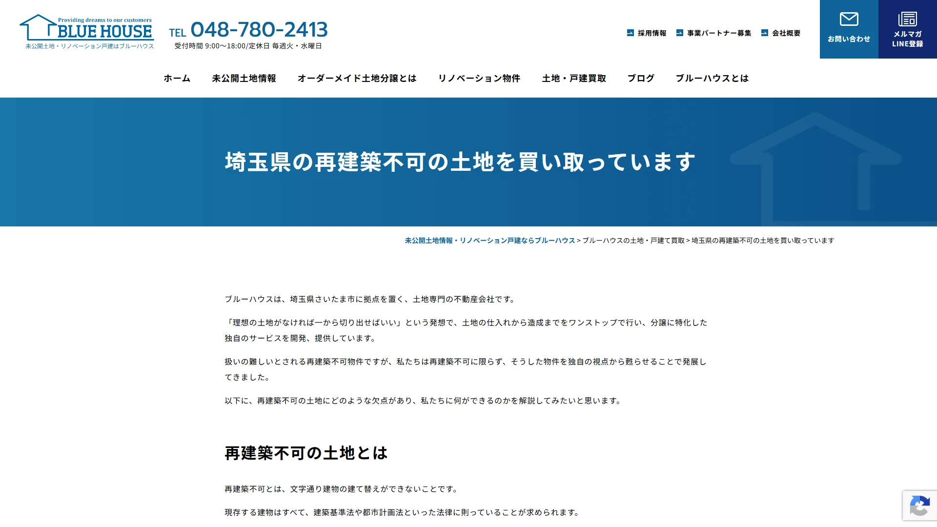 ブルーハウス株式会社の公式サイト
