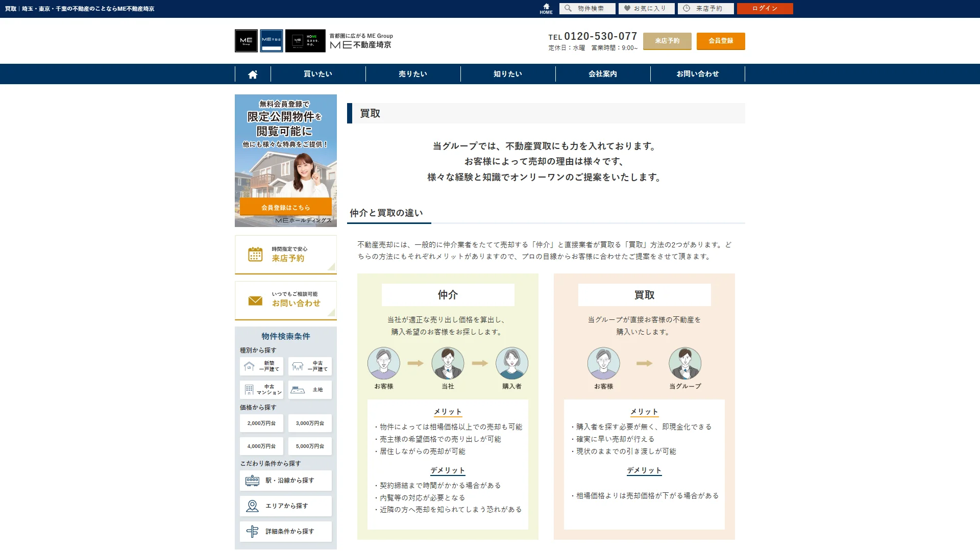 ME不動産埼京の公式サイト