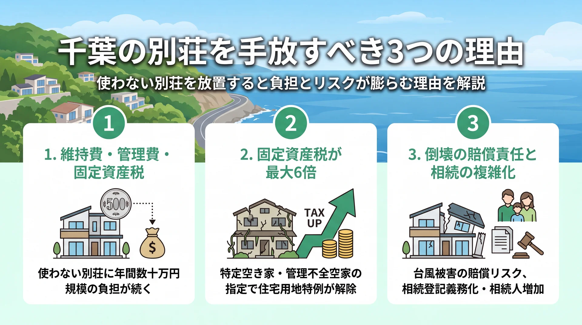 なぜ千葉の別荘は「無料でも」貰い手がつかないのか
