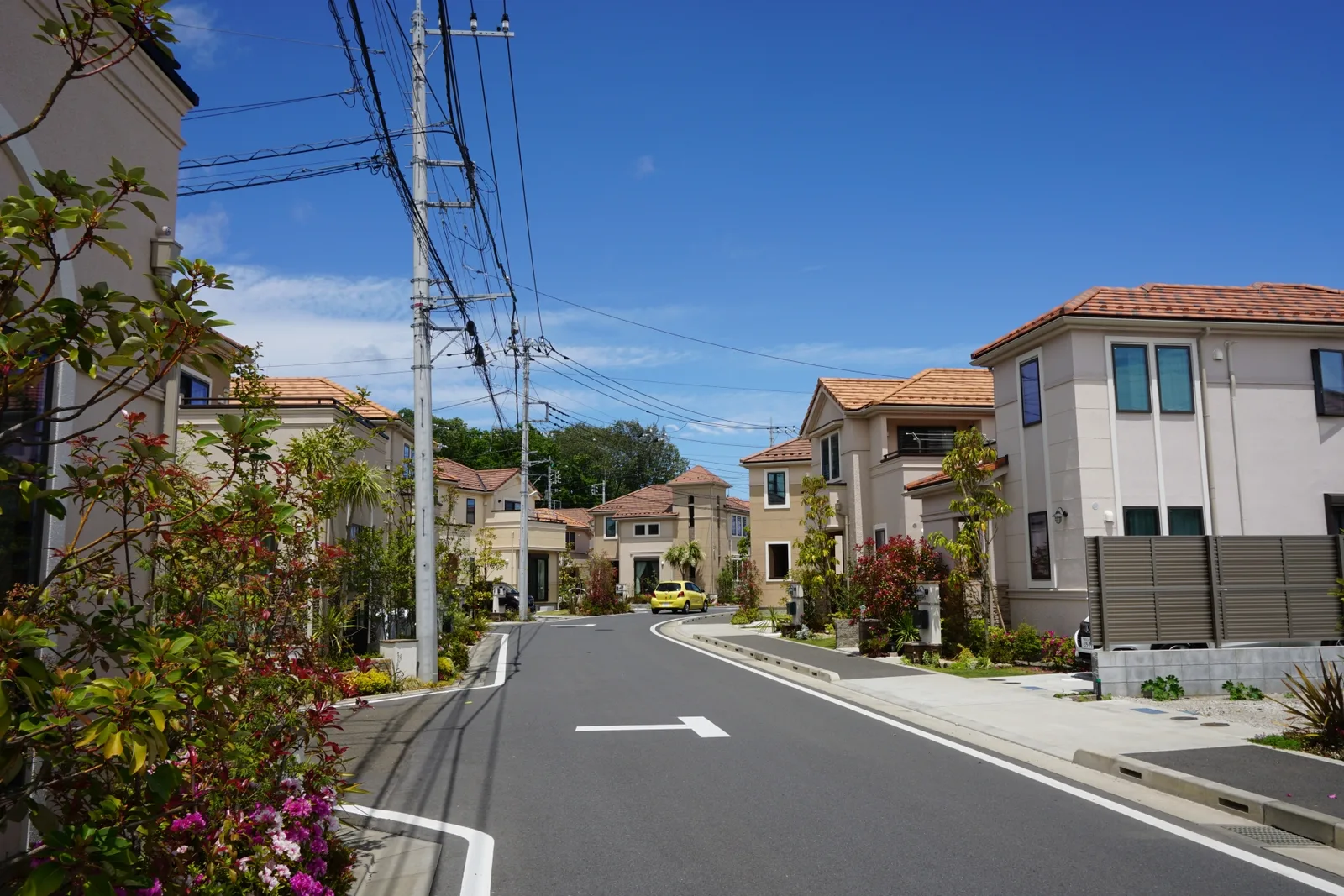 東京 稲城市の新興住宅地