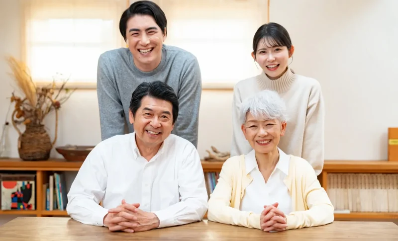 笑顔の親子（相続・登記に関する記事のイメージ）